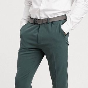 ASOS Design Super Skinny Suit in Forest Green